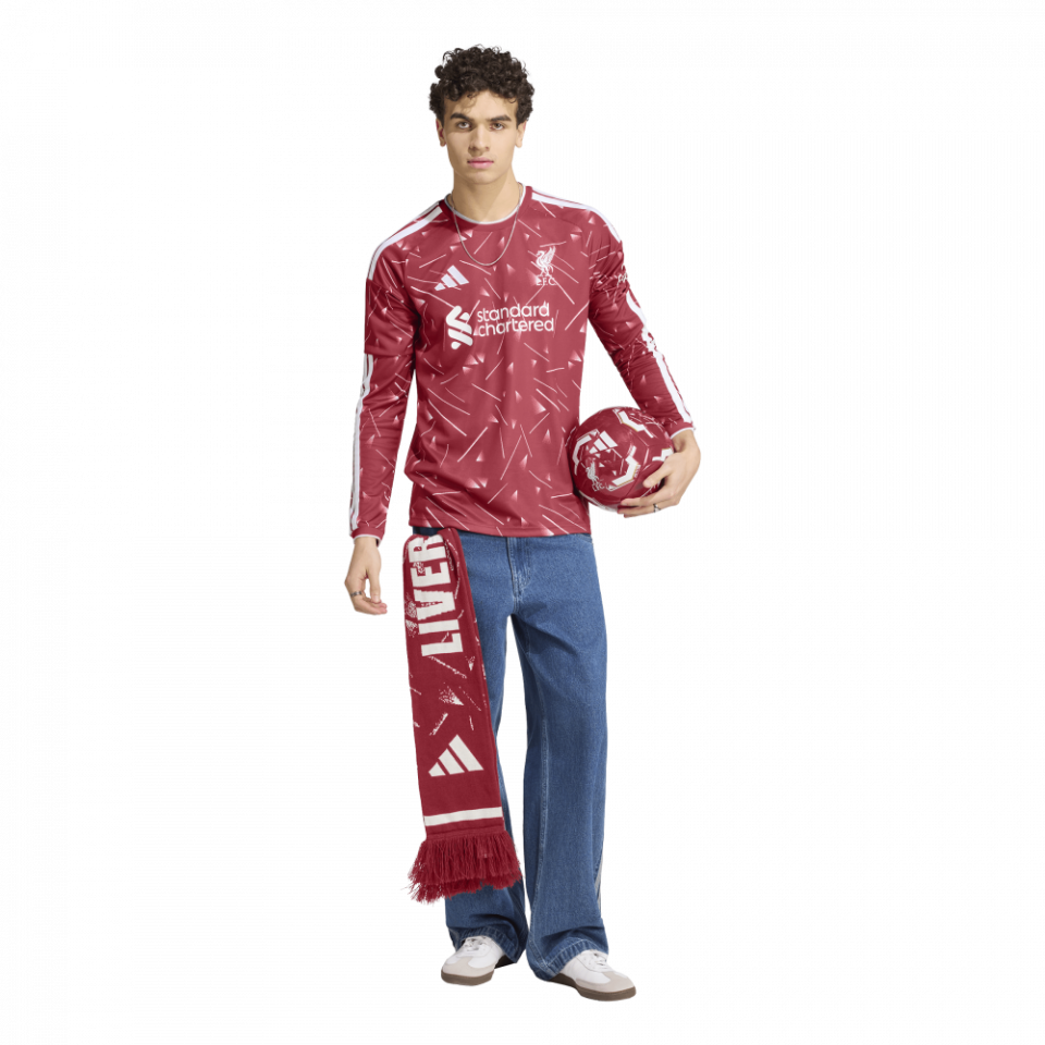 adidas Liverpool FC 2026/27 Men's Long Sleeve Home Jersey
